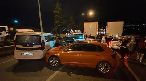 Samsun Da Zincirleme Trafik Kazas Ara Birbirine Girdi