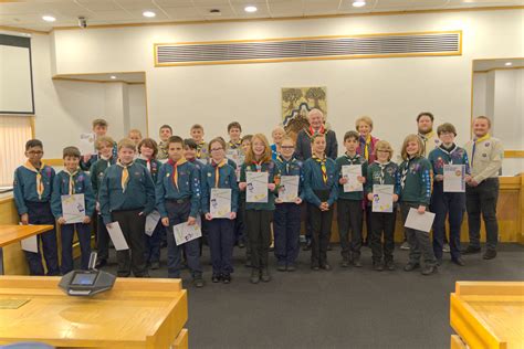 Chief Scouts Award Presentations April 2023 Basingstoke West