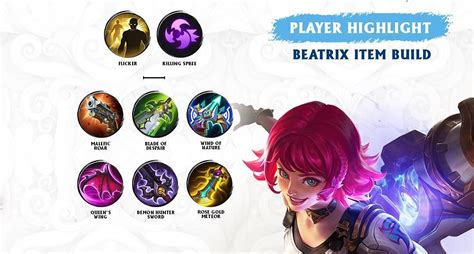 Rekomendasi Build Hero Beatrix Mobile Legends Terbaru