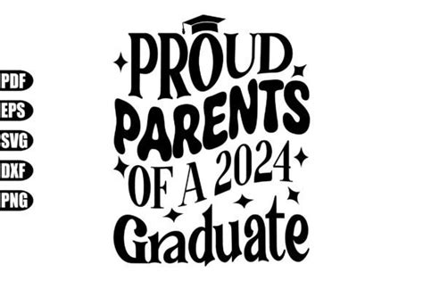 Proud Parents Of A 2024 Graduate Svg Graphic By Creativekhadiza124