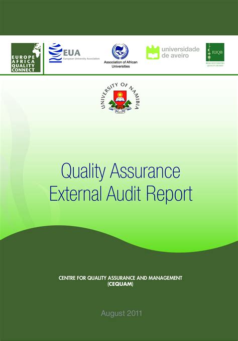 Quality Assurance Audit Report Example