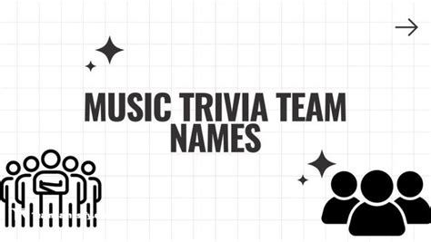 Music Trivia Team Names Teamnamesify