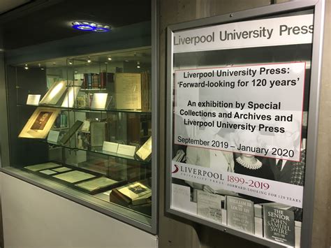 New Exhibition: Liverpool University Press: ‘Forward-looking for 120 ...