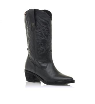 Mustang Botas Teo cowboy negro Altura tacón 5cm Tienda Esdemarca