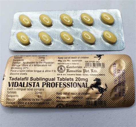 Vidalista Professional Mg Tablet At Rs Stripe Nagpur Id