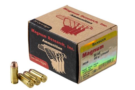 Magnum Research 50 Ae 300 Grain Jhp Hpxtp Ammunition 20box Vance