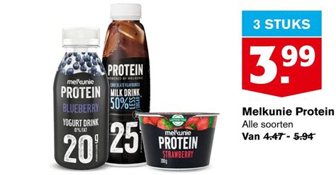 Melkunie Protein Aanbieding Bij Hoogvliet