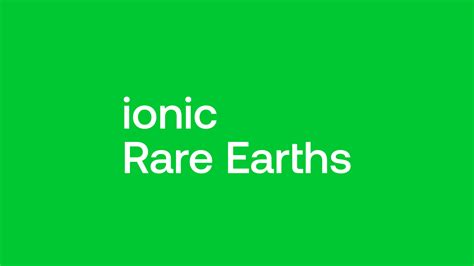 Ionic Rare Earths Ixr Significant Increase In Resource Article