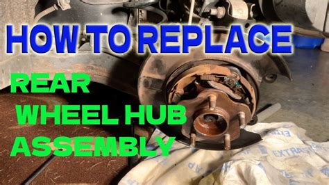 How To Replace The Rear Wheel Hub On A Nissan Rogue Youtube