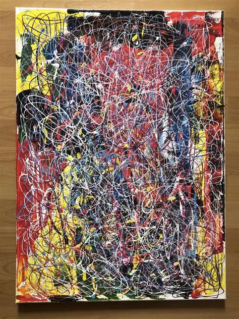 Soyut Resim Jackson Pollock Tarz Modern Ssionsyonizm Pollock Sanat