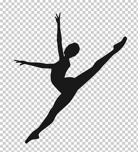 Modern Dance Silhouette Contemporary Dance Ballet Dancer PNG - academy ...