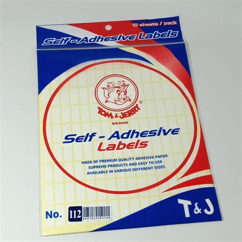 Jual Label Tom And Jerry No 112 Label Nama Atk Shopee Indonesia