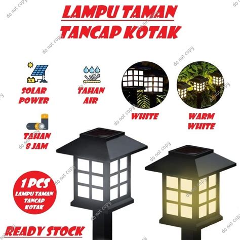 Jual Lampu Taman Atap Led Tenaga Surya Tancap Tanah Solar Power