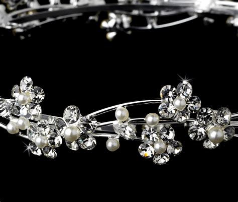 Crystal And Pearl Bridal Headpieces Elegant Bridal Hair Accessories