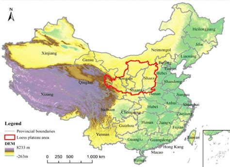 Loess Plateau People S Rebublic Of China