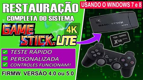 Game Stick K Lite Jogos Que Funcionam Controles