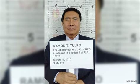 Viral Now Broadcaster Ramon Mon Tulfo Has Been Arrested For Libel