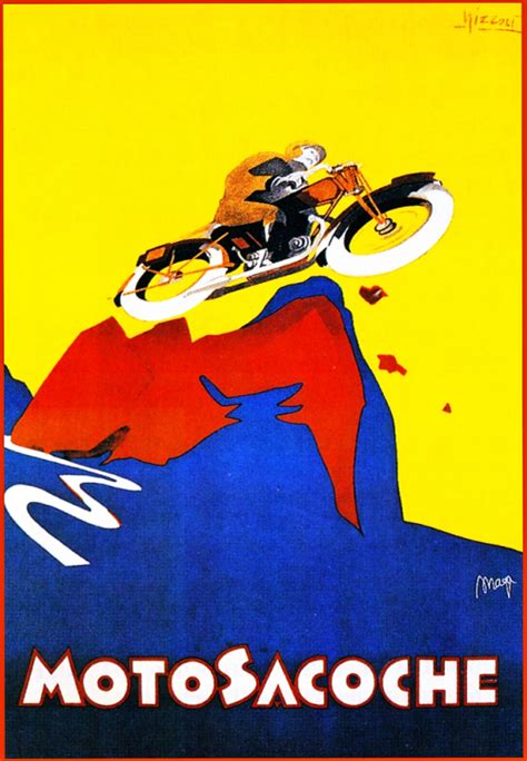 Motodingo Vintage Motorcycle Posters Bicycle Art Motorbike Art