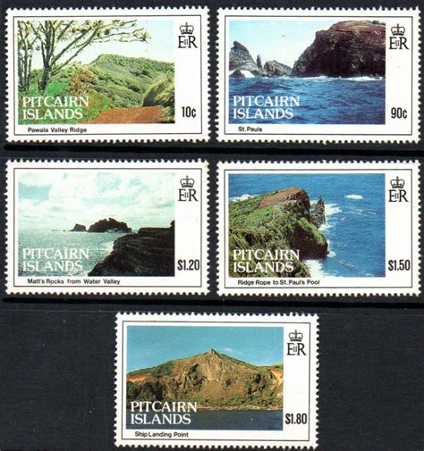 Stamps Pitcairn Islands Sg Bounty Day Fine Mint Scott