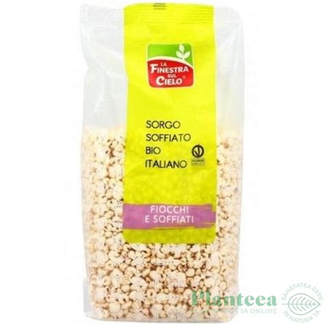 Sorg Expandat Boabe Eco 100g La Finestra Sul Cielo Pret 20 0 Lei