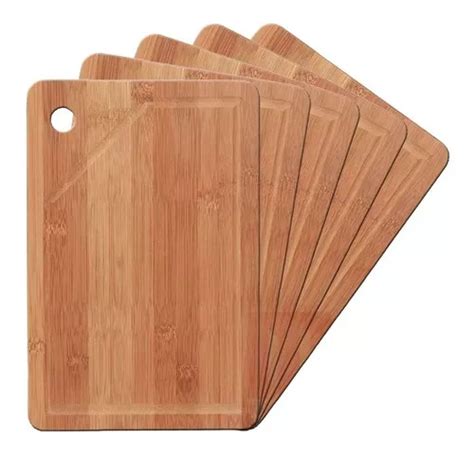 5 tablas para carne madera bambú barbacoa cocina 30 x 20