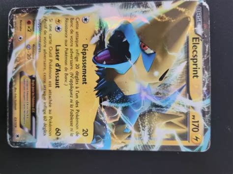 CARTE POKEMON FR Xy Vigueur Spectrale Élecsprint Ex 23 119 Ultra Rare