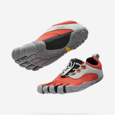 V Run Retro Womens Red Black Grey Woman Vibram