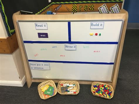 Read It Build It Write It Interactive Display Eyfs Classroom Phonics