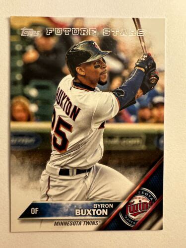 2016 Topps BYRON BUXTON Future Stars 528 MINNESOTA TWINS EBay