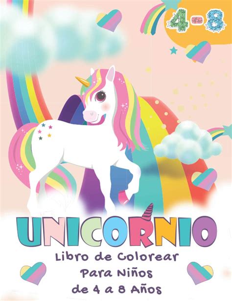 Buy Unicornio Libro De Colorear Para Niños de 4 a 8 Años Unicornios