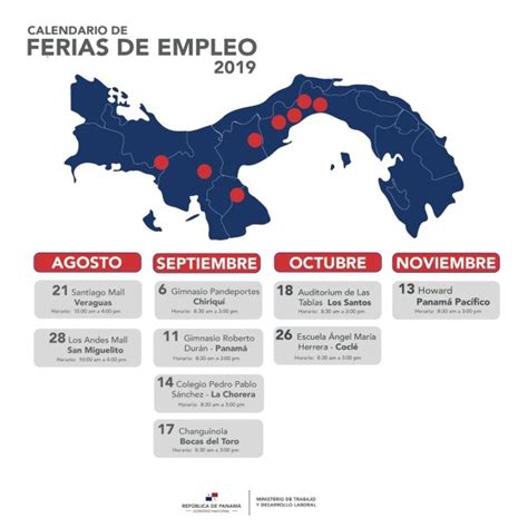 Calendario De Ferias De Empleo Dar Comienzo En Todo Panam A