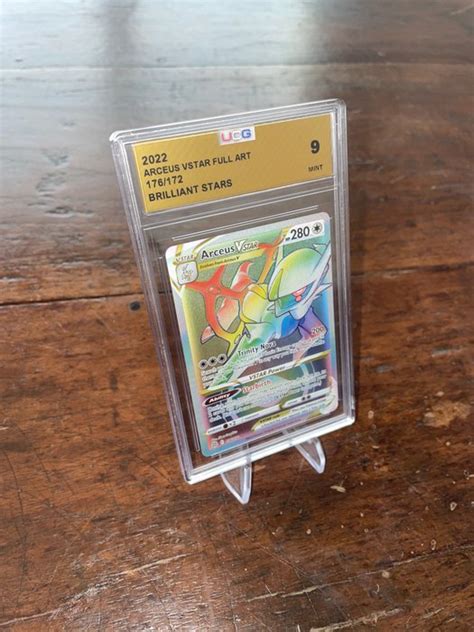 Brilliant Stars Pok Mon Graded Card Arceus Vstar Fa Catawiki