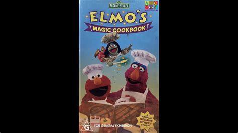 Opening To Sesame Street Elmos Magic Cookbook Vhs Australia