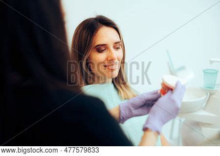 Orthodontist Showing Image Photo Free Trial Bigstock