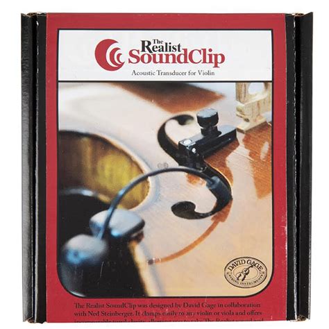 Realist Soundclip Pickup For Violin And Viola D Z Strad Online Shop