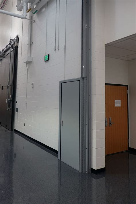 Vertical Coiling Fire Door with Egress - Interior Tech | Seattle