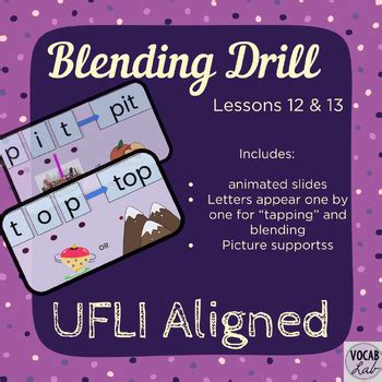 Blending Drill Slides Ufli Aligned Lessons And By Vocab Lab