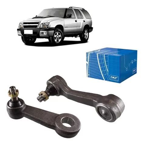 Kit Braço Pitman Braço Auxiliar Gm Blazer S10 Original Skf