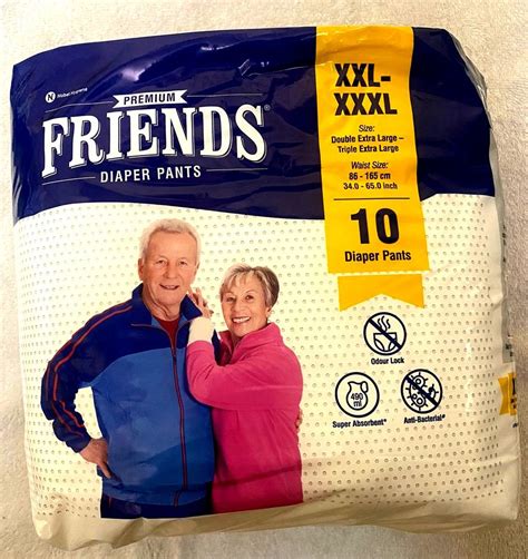 For Anyone Pull Ups Friends Adult Diapers Premium Size Double Extra