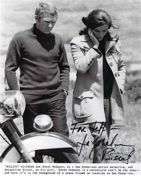 Steve Mcqueen Jacqueline Bisset ジャクリーン ビセット Photo サイン ｜売買されたオークション情報