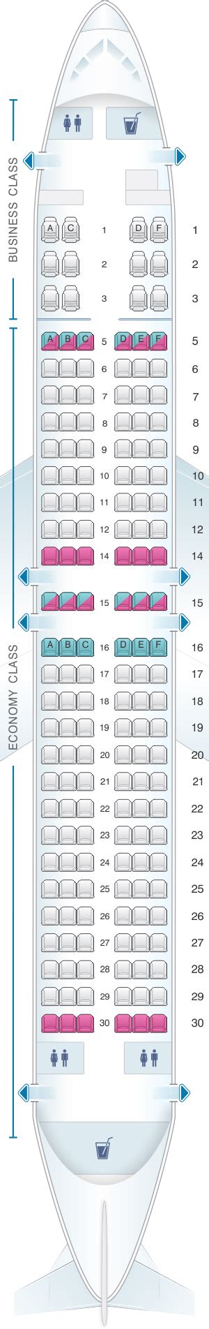 Seat Map SilkAir Boeing B737 800 SeatMaestro