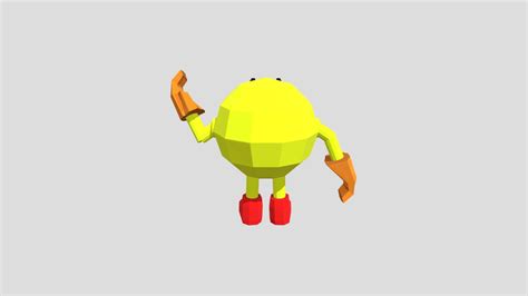 Pac Man 3d Model By Thedankstermemester 297bb25 Sketchfab