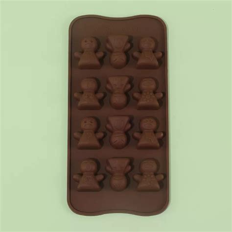 Molde de Silicona p Chocolate Muñeco Rapi Mayorista