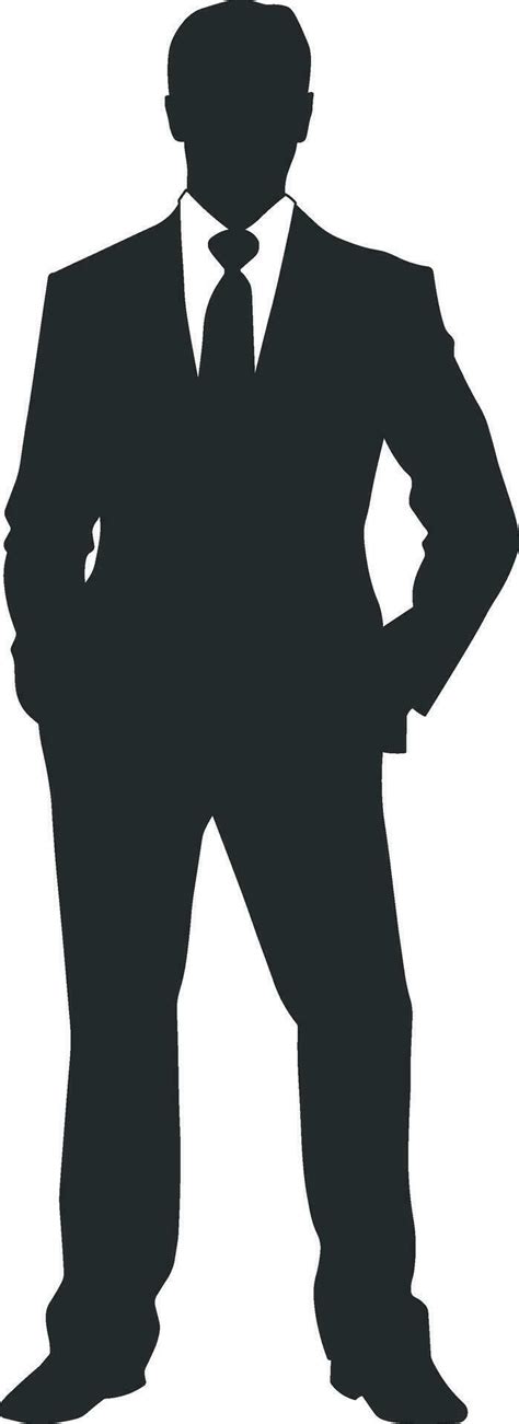 black silhouette of a man without background 37074511 Vector Art at ...