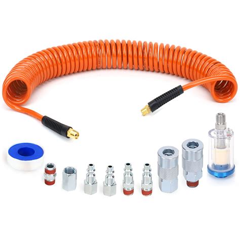 Buy Fypower Inch X Ft Recoil Poly Air Compressor Hose Kit