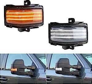 Led Sequential Side Mirror Marker Lights Switchback Turn Signal Lamps