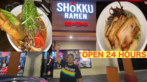 Hour Ramen House In Las Vegas Shokku Ramen Youtube