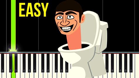 Skibidi Toilet Easy Piano Tutorial For Beginners Learn To Play