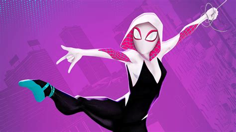 Spider Gwen Stacy In Spider Man Into The Spider Verse Wallpaper Id 3491