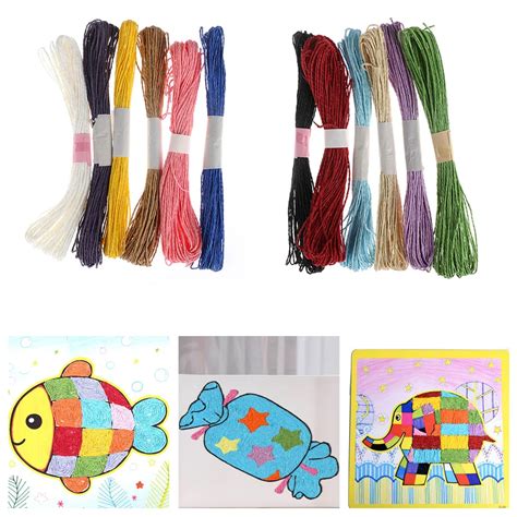 Buy 1 Set Educational Creative Rope Paste Painting Toy